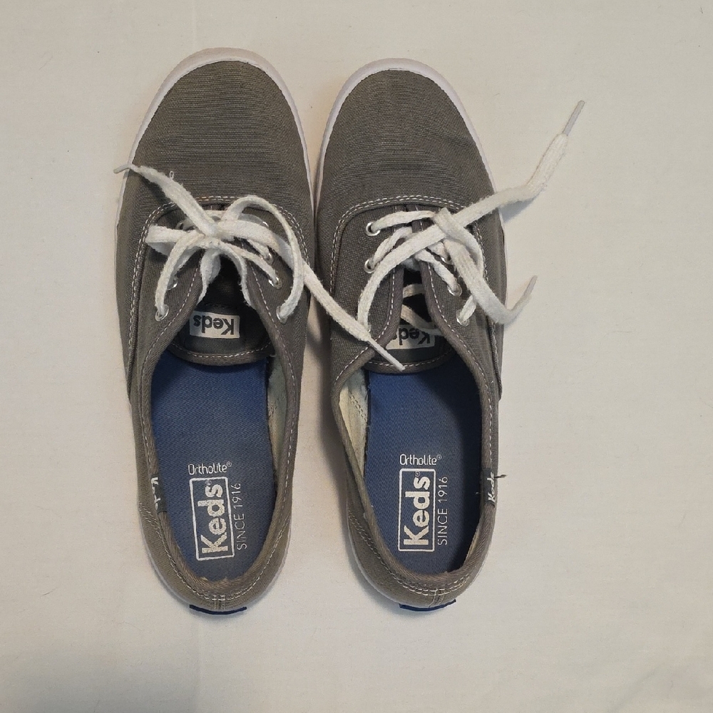 Keds Charcoal Canvas Loafers